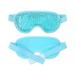 Cooling Eye Cover Durable Sleep Eye Cover for Eye Care Reusable Washable Gel Bead Eye Cover for Dark Circles and Eye Bags Hot Cold Compress Eye Mask for Puffiness Migraines Eye Surgery(sky blue)