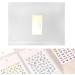 Nail Sticker Album Nail Art Decal Storage Bag Card Display Book Container 80 Slots - Buy Online on SooperMarket.com
