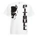 Generico t-Shirt Pitbull Fight Dog Kickboxing Boxing Gift Idea 12 Colors also for Children 8 Years White