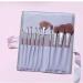 DFHBFG Makeup Brush Set - 10 Soft Hair Brushes for Blush Powder & Foundation | Universal Long Pole Design - Buy Online on SooperMarket.com