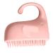 KOMBIUDA 1pc Pink Baby Bathing Massager Washer Infant Circulation Cleaning Scrubber Shampoo Portable Head Hair Toddlers Shower Dandruff Washing Handle Stress for Reduces Improves Hairbrush