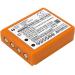 Replacement Battery for HBC Radiomatic Linus 4 Radiomatic Micron 7 Radiomatic Vector Pro Radiomatic Micron 5 Radiomatic Micron 4 Radiomatic Quadrix Radiomatic Patrol D BA223000 BA223030 FUB6 (2000mAh)