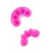 Iceyli 2PCS Nail Art Tips Hand Soak Bowl Tray - Manicure Treatment Remover Tool for Softening Dead Skin - Pink - Buy Online on SooperMarket.com