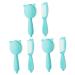 Kisangel 3 Sets Products Toddlers Scalp Practical Comb Cap Brush Blue of Perfect Registry Ideal Safety Tool Newborns Natural Tools Shampoo Baby Wool Bath Girl Kids Supplies Cleaning Shower Bluex3pcs 14.7X6.3cmx3pcs