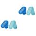 minkissy 4 Pairs Gel Socks Foot Women's Socks Miss Vegetable Gel