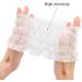 100 Pieces Non-woven Disposable Elastic Hair Wraps Disposable Hair Headbands for Home Use Hotel Spa and Hair Salon - Buy Online on SooperMarket.com
