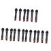 FOYTOKI 60 Pcs Blending Brush Dual Sided Eyeshadow Brush Sponge Cosmetics Shine Mini Makeup Wtips Eyelash