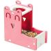 xihan123 Hamster Bowl Plastic Rabbit Food Bowls Durable Resuable Rabbit Hay Feeder For Allow To Keep The Cage Area Clean Help Reduce Hay Waste set-pink - Buy Online on SooperMarket.com
