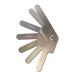 Interproximal reduction gauge ruler tooth for measuring the reciprocal system stainless steel measuring ruler