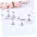 Healeved 2 Sets Nail Art Accessories Crystals for Nails Nail Polish Tips Stand Tool Stand Nail Practice Stand Nail Tips Holder Fake Nail Holder Nail Art Tip Display Base Frame Magnet 2.5*1cm Silver - Buy Online on SooperMarket.com