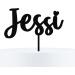 Custom Cake Topper - High-Quality Wood & Acrylic Cake Decoration Sticks (10-25cm) | Superfine Engraving for Any Occasion - Buy Online on SooperMarket.com