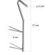 Buy 10 Pieces Double V-Tip 17 cm Fish Smoking Hooks - Premium Quality International Shipping - Buy Online on SooperMarket.com
