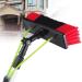 Photovoltaic Panel Cleaning Window Clean 3-12M Water Fed Telescopic Brush Extendable Cleaner Conservatory Roof Cleaning Tools Pole/6M Rod 35cm Brush Head 5M/17FT