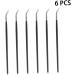 PLAFOPE 6pcs Long Handle Eyeliner Brush Liner Brush for Eyes Angled Bent Eyeliner Brush Eye Makeup Brush - Buy Online on SooperMarket.com