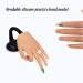 Silicone Practice Hand for Acrylic Nails - Flexible Bendable Mannequin Training Tool - Left Hand - Buy Online on SooperMarket.com