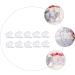 10pcs Packing Box Eyeshadow Blush for Cheeks Makeup Blush Lipstick Boxes Filling Cosmetics Travel 5x5cm Transparent Color - Buy Online on SooperMarket.com