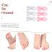 FOMIYES Double Hole Toe Splitter Hammer Straightener & Pedicure Tools - 12pcs | Bunion Orthopedic Toe Separator & Foot Valgus Protector - 5.6x2cm - Buy Online on SooperMarket.com