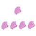FRCOLOR Pack of 5 Cleaning Brush Makeup Remover Face Sponge Tool Face Massager Made of Silicone Exfoliating Face Brush Face Washer Washer Man 5.20X5.20X3.00CMx5pcs