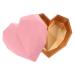 KOMBIUDA Heart Shaped Box Bridesmaid Wedding Favor Boxes Party Holder With Cover Miss 18X18X12CM Pink