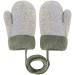 Cute Cartoon Kids Knitted Winter Gloves with Rope - Thick Plush Fleece Lined Hand Warmer for Boys and Girls - Buy Online on SooperMarket.com
