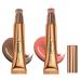 2 Colors Liquid Contour Beauty Wand, Highlighter and Bronzer Stick,Long Lasting & Smooth Natural Matte Finish,with Cushion Applicator Attached Easy to Blend. (1# / 2#) 2 Colors- 1# / 2#