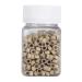 500PCs 5mm hair extension beads lined connecting rings with silicone loops for real hair extension 5 colors no glide (blond)