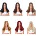 kawehiop Women Wig Headband Adjustable Long Straight Breathable Hair Heat Resistant Washable Decoration Dressing Hairpiece 5# - Buy Online on SooperMarket.com