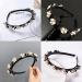 Double Bangs Pearl Headband Clips for Women - 2pcs Fashion Hair Accessories - Buy Online on SooperMarket.com