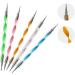 Brensty Nail Tools Set Manicure Varnish Starry Foil Sticker Glitter Flake Drill Nail Art Pen - Buy Online on SooperMarket.com