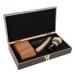 Premium Shaving Head Razor Set - Manual Razor Beard Brush & Wooden Gift Box | Perfect Gift for Men - Buy Online on SooperMarket.com