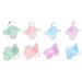 Orthodontic Pacifier Newborn Pacifie Baby Pacifier 4 Pack Natural Rubber for Newborn Essentials