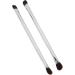Double Ended Eyeshadow Brush with Soft Fiber Hair Professional Silver Makeup Brush Concealer Brush for Women and Makeup Artist Even Powder Grasping Electroplated Handle  - Buy Online on SooperMarket.com