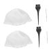 Beavorty 2 Sets Hair Coloring Set Crochet Hats Scrub Set Household Tools Highlight Hat Hair Dye Cap Hair Dye Cap with Holes Hair Dyeing Cap Hairdressing Tools Hair Staining Hair Cap Frosted