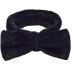 Makeup Headbands Spa Bow Washing Face Hair Band Towel Wrap Coral Fleece Elastic for Shower Sports Black Spa Headband - Buy Online on SooperMarket.com