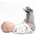 Dotty Fish Soft Leather Baby Shoes for Boys | Non Slip Toddler Shoes | Animal Designs | 0-6 Months - 4-5 Years | Grey and White Panda - Buy Online on SooperMarket.com