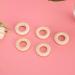 Alomejor 100pcs 25mm Baby Teething Relief Ring | Safe DIY Craft Accessories for Baby Crafts - Buy Online on SooperMarket.com
