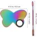 Buy KALLORY Heart-Shaped Stainless Steel Mixing Palette & Spatula Tool for Nail Art | Perfect for Salon & Home - International Shipping Available - Buy Online on SooperMarket.com