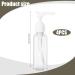 4-Pack 50ml Airless Pump Bottles for Travel - Transparent Plastic Donor Bottles for Cosmetics Shampoo & Cream - Buy Online on SooperMarket.com