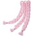 Tess 41 Jumbo Braids - Synthetic Crochet Hair Extensions 3PCs 165g - Pink 104cm - International Shipping Available - Buy Online on SooperMarket.com
