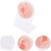 KALLORY Silicone Ear Jewelry Tools Set - 3 Pieces Rubber Ear Models for Piercing Kit - Reusable & Soft - Complexion - 11.5x7.5cm - Buy Online on SooperMarket.com