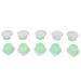 Tooth polishing paste 20PCs teeth polishing cream natural safe improved tooth protection teeth polish whitening cream for oral care (green)