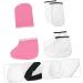 PLAFOPE 4 Pairs Hand and Foot Mask Hand & Foot Mask Moisture Gloves for Dry Hand Paraffin Wax Mitts Skin Care Glove Paraffin Mittens Cracked Hands Kit Shower Glove Heat Preservation Glove - Buy Online on SooperMarket.com