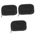 Hemoton Tote Bag 6 Pcs Blood Meter Storage Bag Zipper Case Doctor Supplies Portable Sphygmomanometer Suitcase Blackx3pcs 13x8.5cmx3pcs