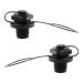 Yonburd Inflatable Boat Air Valve,2PCS Inflatable Boat Spiral Air Plugs One-Way Inflation Replacement Screw for Inflatable Boat