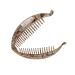 Ancllo Large Banana Hair Clips - Fish Shape Hair Accessories for Women & Girls - 2 Coffee Brown Clips with Rounded Edges - Buy Online on SooperMarket.com