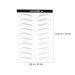 Solustrie 20 Pairs Waterproof Eyebrow Stickers - Durable Authentic Forehead Shaper for Men & Women - Buy Online on SooperMarket.com