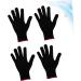 PRETYZOOM 2 Sets 4pcs Grill Gloves Silicone Bumps Proof Glove Hairdressing Tool As Shownx3pcs 21.5X12.2 cmx3pcs - Buy Online on SooperMarket.com