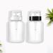 2 pieces 200ml of pumping pums pump dispenser Pum Pum Pum Pleple empty plastic bottle Nail polish remover pump Dispenser nail polish remover bottle retail for nail art tool set