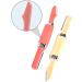 Housoutil Double-Headed Eyebrow Brush Set for Women - 2 Sets Red Eyebrow Makeup Tool - Buy Online on SooperMarket.com
