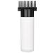 Hair Oil Applicator Bottle 180ml - Portable Root Comb with Clear Scale & 13 Oil Outlets for Hair Care & Styling - Black & Clear Design - Buy Online on SooperMarket.com